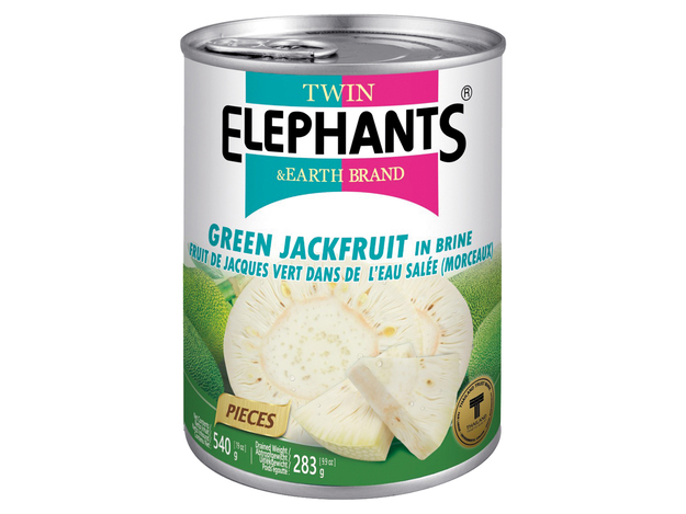 Groen Jackfruit in Stukjes