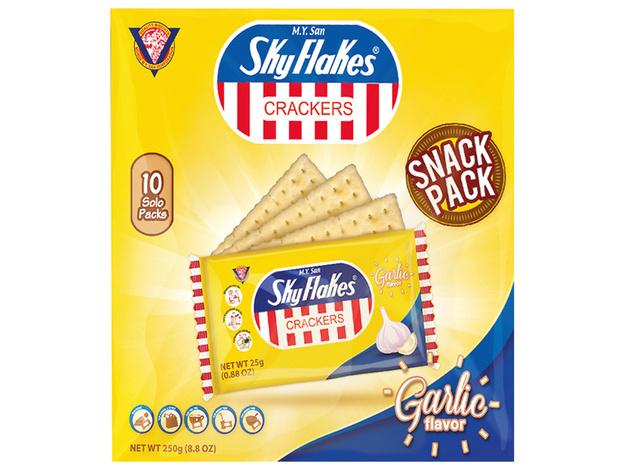 Sky Flakes Crackers Knoflook