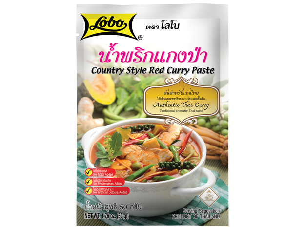 Country Style Rode Currypasta