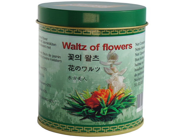 Groene Thee Wals Van Bloemen