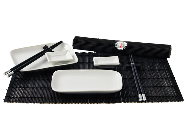 Sushi Tafelgerei Set (Zwart)