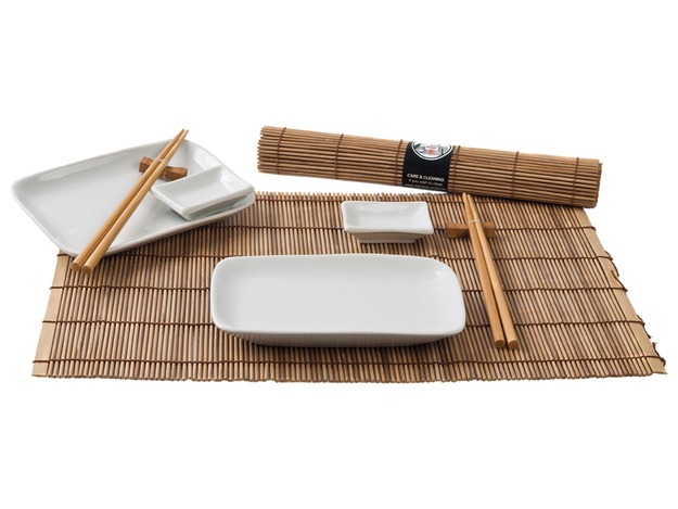 Sushi Tafelgerei Set (Bruin)