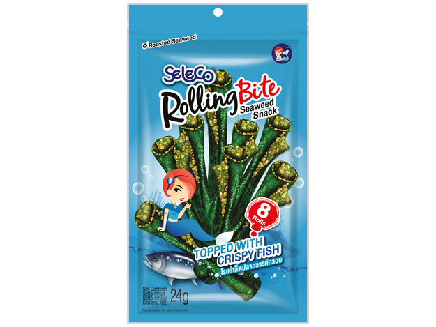 Zeewiersnackrol met Vis