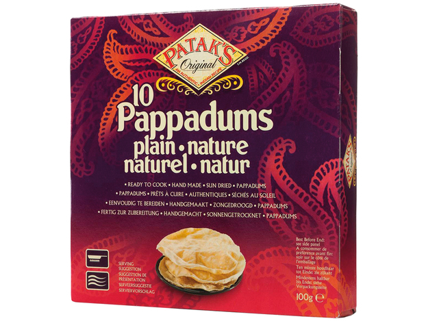 Pappadums Naturel