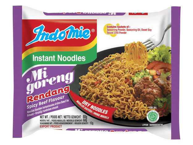 Instant Noedels Mi Goreng Rendang