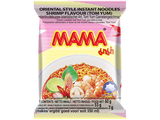 Instant Noedels Tom Yum Garnalen
