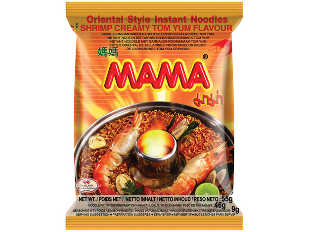 Instant Noedels Tom Yum Garnalen-Room