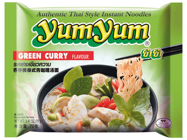 Instant Noedels Groene Curry