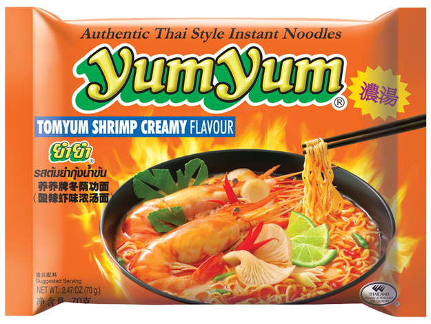 Instant Noedels Tom Yum Garnalen-Crème