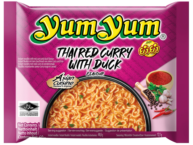 Instant Noedels Rode Curry Eend