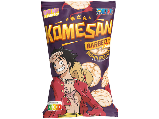 Bruine Rijstchips Bbq