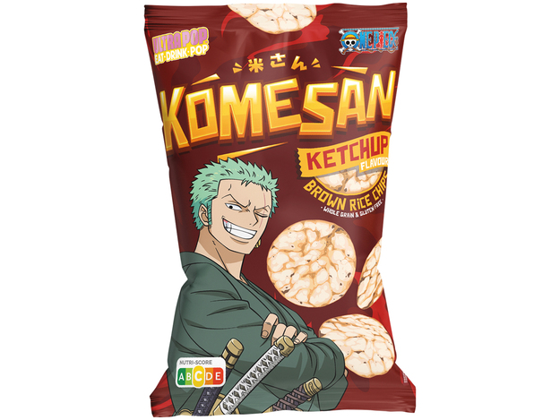 Bruine Rijstchips Ketchup