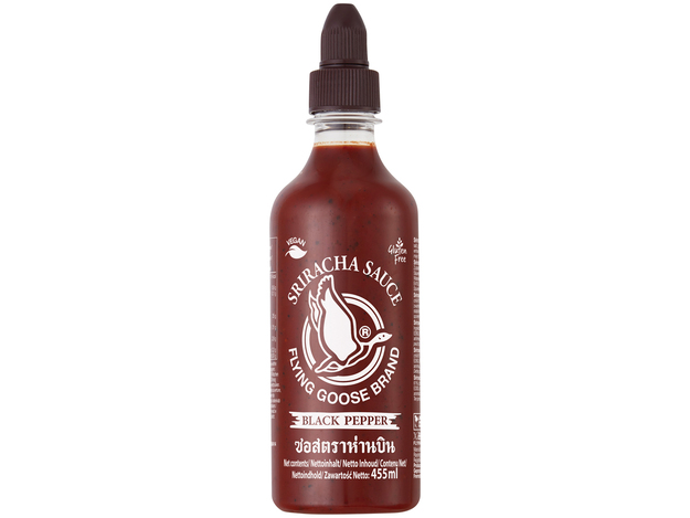 Sriracha Chilisaus Zwarte Peper