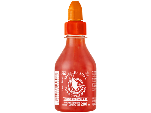 Sriracha Chilisaus Pikant & Zoet