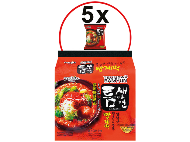 Instant Noedels Teumsae Ramyun Hot&Spicy