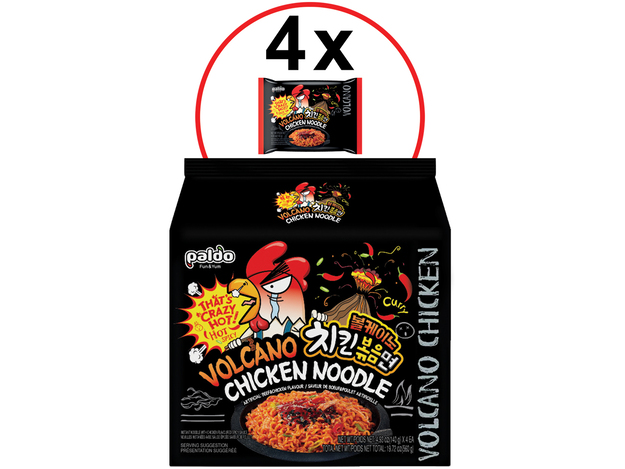 Instant Noedels Volcano Kip Hot & Spicy