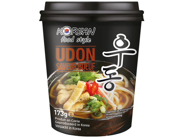 Korean Food Style Voorgekookte Ramen Rundvlees (in cup) 12 x 173 g