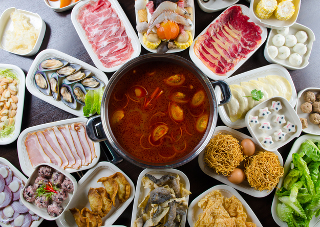 Tomatensmaak soepbasis voor hotpot