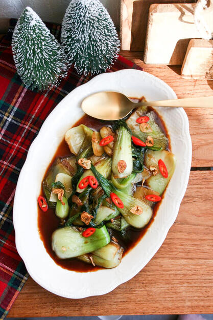 Kerst bijgerecht Paksoi